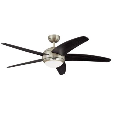 Ceiling fan with light and remote control WESTINGHOUSE BENDAN Chrome 132 cm 52" - Image 1 of 4