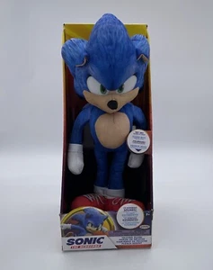 Sonic The Hedgehog Movie 13 Inch Talking Sonic Plush NEW Factory Sealed 2020 - Picture 1 of 7