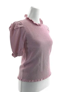 Catherine Malandrino Petite Damen Rosa Oberteile Kurzarm Rundhals Pullover - Bild 1 von 11
