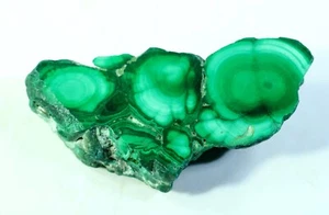 85 CT NATURAL FLOWER PLUME MALACHITE POLISH SLAB TILE UNTREATED GEMSTONE MJ-465 - Picture 1 of 6