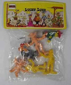 6 Figurines PVC Lucky Luke Jouet Bande dessinée Novolinea L3 - Imagen 1 de 1