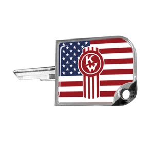 Kenworth Rectangular Small Key Cover w/ Old Logo - Picture 1 of 1