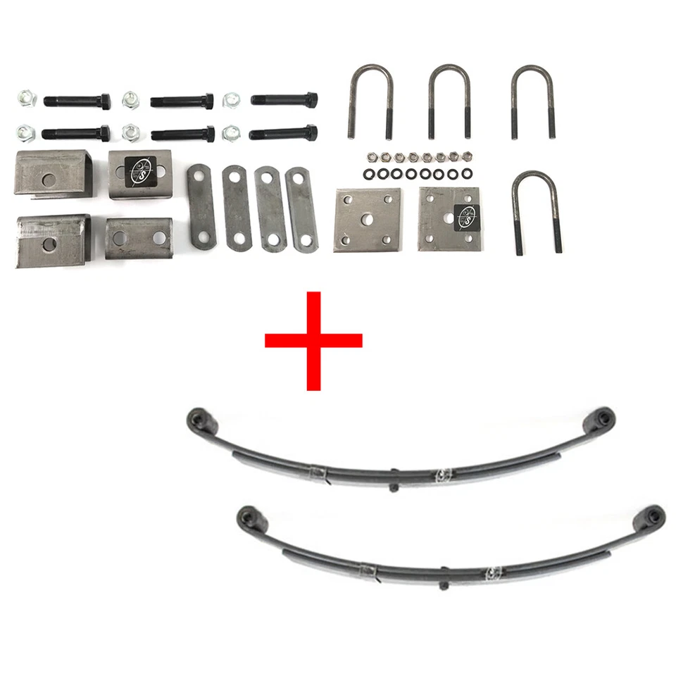 2,000 lbs. Trailer Axle Suspension Kit Incl. Leaf Springs, Hanger & U-Bolt kit - Image 1 of 4