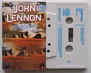 JOHN LENNON - MIND GAMES (MUSIC FOR PLEASURE TCMFP50509) 80s UK CASSETTE REISSUE - Picture 1 of 3