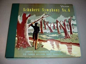 SCHUBERT NO. 6 IN C (4) 12" 78 RPM SET Thomas Beecham LSO - Victor DM-1014 - Picture 1 of 1