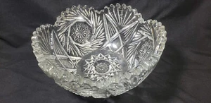Heisey Fruit Bowl 8 3/8" Signed in center H inside Diamond - Bild 1 von 10