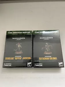 Warhammer 40k Catachan Limited Editions Sergeant Ripper and Colonel SEALED OOP - Picture 1 of 4