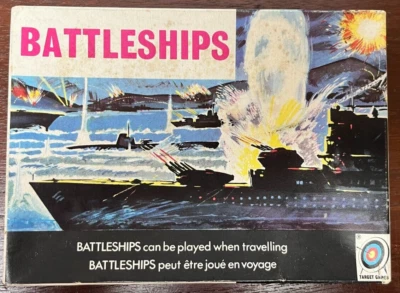 Vintage Waddingtons 1973 Battleship Paper Travel Game - Image 1 of 4