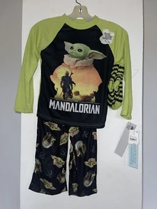 ⭐ Star Wars Boy's 4/5 Mandalorin-3Piece Pajamas Sleep Sets - Picture 1 of 5