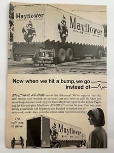 Mayflower World Wide Moving Print Ad 1967 The Soft Way to Move - Picture 1 of 2