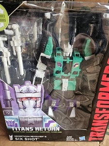 Transformers Titans Return Leader Sixshot Sin usar sellado - Imagen 1 de 9