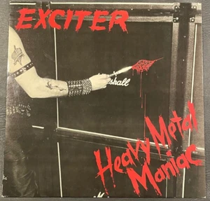 Exciter-- Heavy Metal Maniac- LP 1983 Shrapnel Records 1004 EX/EX - Picture 1 of 4