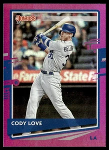 2020 Donruss Holo Pink Cody Bellinger Los Angeles Dodgers #84 - Picture 1 of 2