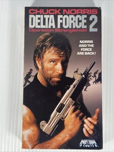 Delta Force 2 (VHS, 1991) Chuck Norris Action/Thriller MGM - Picture 1 of 6