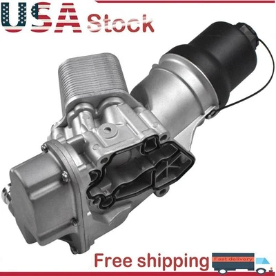 Корпус фильтра масляного охладителя для Audi A3 A4 TT VW Golf Eos Jetta Passat 2,0 л - Изображение 1 из 4