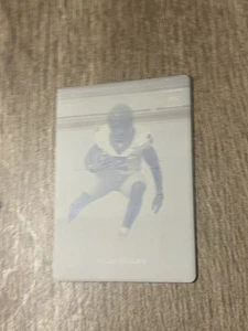 2021 Leaf Metal Trinity Magenta Plate Tylan Wallace Autograph Rookie Auto 1/1 🔥 - Picture 1 of 3
