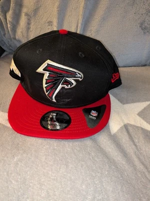 Atlanta Falcons Negro y Rojo Super Bowl LII Snapback Sombrero Nueva Era NFL NFC Nuevo Foto 1 de 4