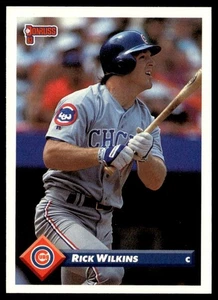 1993 Donruss Rick Wilkins Chicago Cubs #28 - Picture 1 of 2