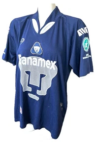 Camiseta de fútbol Pumas Unam Lotto México rara vintage juvenil XL deportiva - Imagen 1 de 7