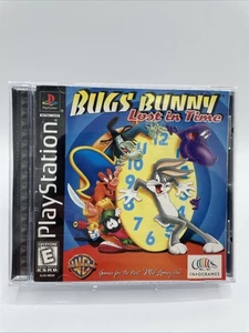 Bugs Bunny: Lost in Time PS1 PlayStation 1 completo CIB + scheda di registrazione - Foto 1 di 7