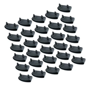 Yukata 55mm &#215; 9mm Plástico Negro Cubierta de Cama Repuesto Soporte Extremo Cubierta Cama - Imagen 1 de 6