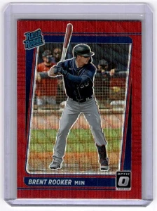 2021 Donruss Optic Red Wave Brent Rooker Rookie Minnesota Twins #68 - Picture 1 of 2