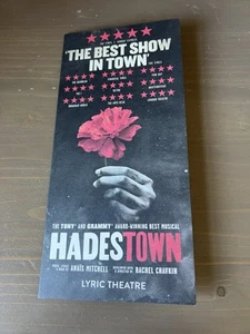 HADESTOWN 2025 London West End Lyric Theatre Flyer Handbill - Picture 1 of 3