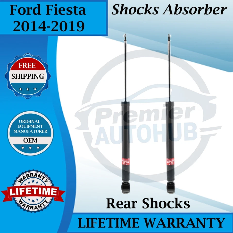 KYB Genuine OEM Rear Shocks For 2014-2019 Ford Fiesta Lifetime Warranty - Image 1 of 4