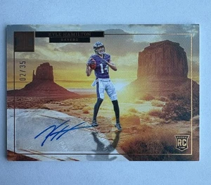 2022 Panini Impeccable Rookie Landscape Auto Kyle Hamilton 02/35 Ravens - Picture 1 of 2