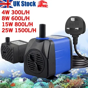 Submersible Water Pump for Pool Pond Aquarium Fish Tank Water Feature Fountain - Picture 1 of 16