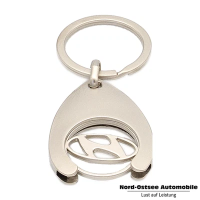 Original Hyundai SchlüsselAnhänger Logo Einkaufswagenchip Anhänger