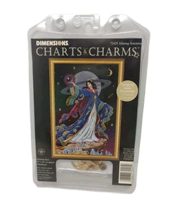 Dimensions 72425 Alluring Sorceress Charts & Charms Cross Stitch Kit 12x18" 1997 - Bild 1 von 10