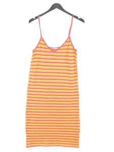 Zara Women's Midi Dress S Yellow Polyester with Elastane, Viscose Bodycon - Picture 1 of 5