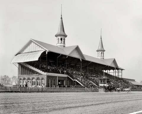 1901 CHURCHILL DOWNS Racetrack Kentucky Derby Glossy 8x10 Photo Print Poster Cover