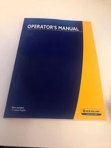 NEW HOLLAND 5610S 6610S 7610S 7810S TRACTOR PRINTED 2/1994 OPERATOR`S MANUAL - Picture 1 of 1