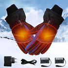 Gants chauffants batterie électrique rechargeable main chaud coupe-vent thermique hiver