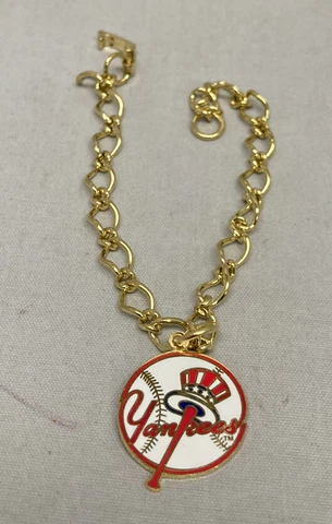 MLB New York Yankees Baseball Team Logo Bracelet Jewelry Cover