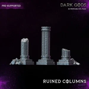 Ruined Columns by Dark Gods | D&D | DnD | Pathfinder | Print on Demand - Picture 1 of 1