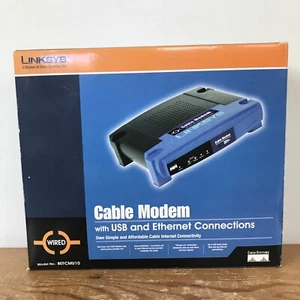 Linksys BEFCMU10 Cable Modem With USB & Ethernet Connections - Picture 1 of 8