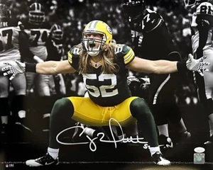 Packers Super Bowl Champ CLAY MATTHEWS Signed 16x20 Photo #1 AUTO - JSA - Picture 1 of 1