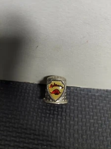 Arkansas Razorback Thimble Silver Tone - Bild 1 von 4