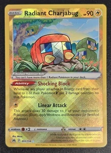 Radiant Charjabug 051/159 Crown Zenith Holo casi nuevo (A) - Imagen 1 de 2