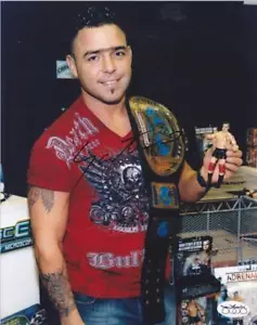 SANTINO MARELLA Signed 8X10 Color Photo WWE JSA Sticker - Picture 1 of 1