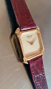 Vintage CHOPARD 0.750 18K Gold Brillanten Swiss Handaufzug Damenuhr - Bild 1 von 14