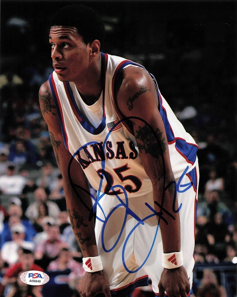 Foto firmada por Brandon Rush de 8x10 PSA/DNA Kansas autografiada Foto 1 de 1