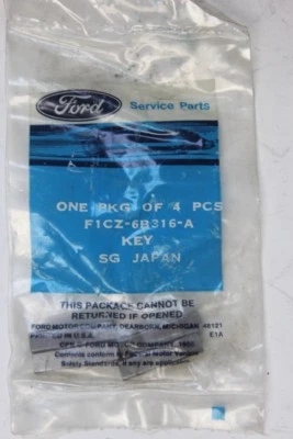  Paquete de 4 llaves OEM Ford SG F1CZ-6B316-A (604) Foto 1 de 2