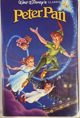 Walt Disney's Classic Peter Pan - Black Diamond Edition (clamshell VHS, 1990) Foto 1 de 4