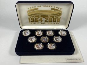 1994-2008 NY Mets Shea Stadium Final Season 24K Colorized Quarter 9-Coin Set - Picture 1 of 16