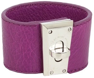 Marc Jacobs Armband Leder Intergalocktic Cosmic Purple weiches Leder neu mit Etikett 128 $ - Bild 1 von 17