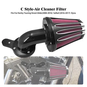 Sucker Air Cleaner Filter Red Element Fit For Harley Touring Gilde Dyna FLS CVO - Bild 1 von 15